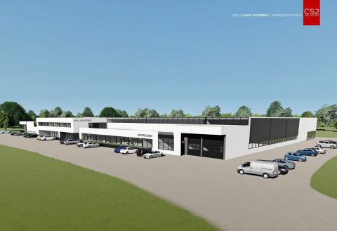 Nieuwbouw Anvil Industries artist impression